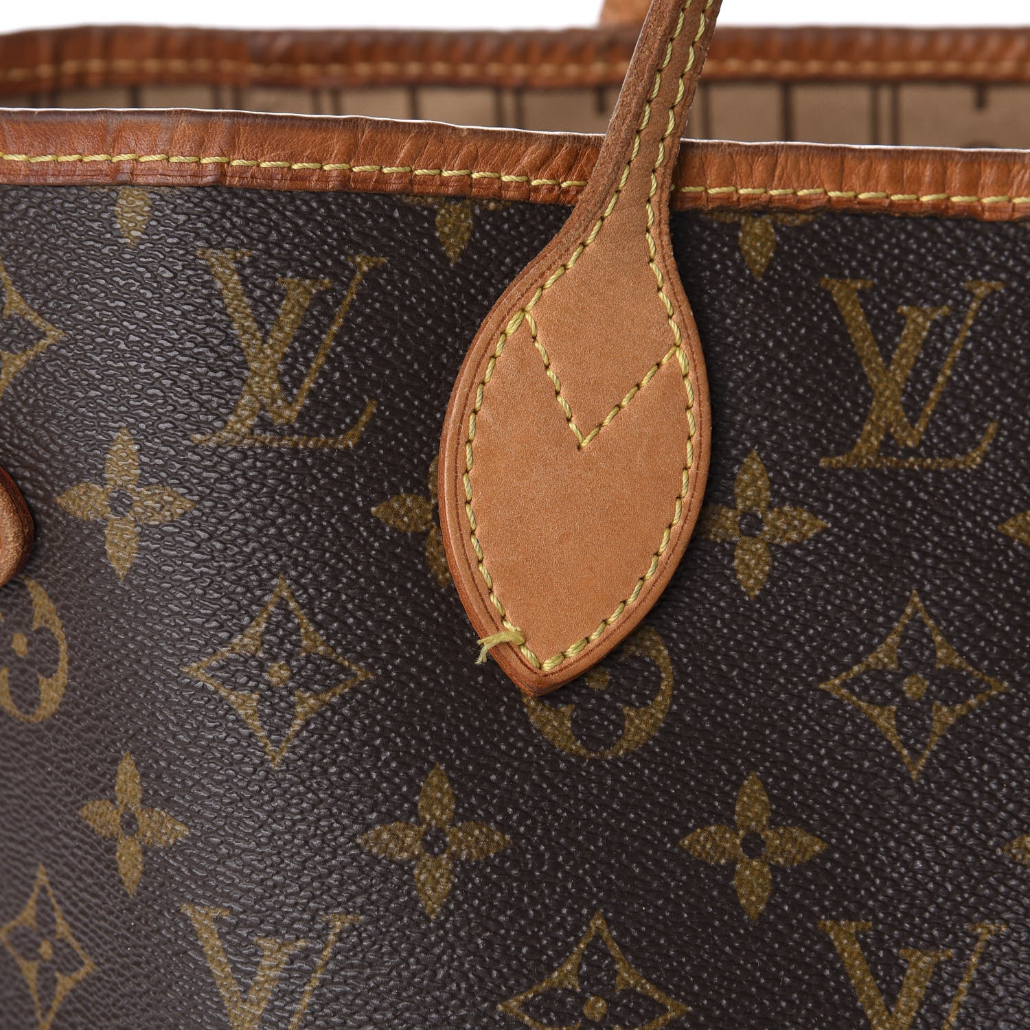 Louis Vuitton Monogram Neverfull MM 13 of 14