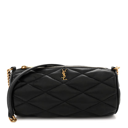 Saint Laurent Lambskin Monogram Mini Sade Tube Bag Black 1 of 12