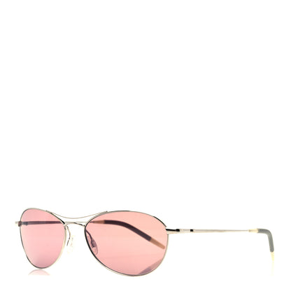 Oliver Peoples Aero Sunglasses Silver Pink 1 of 8