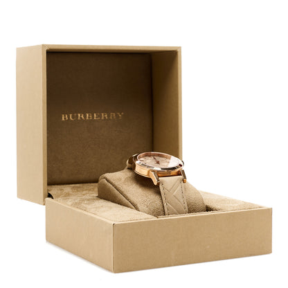 Burberry Stainless Steel Calfskin 34mm The City Quartz Watch Beige BU9154 5 of 5