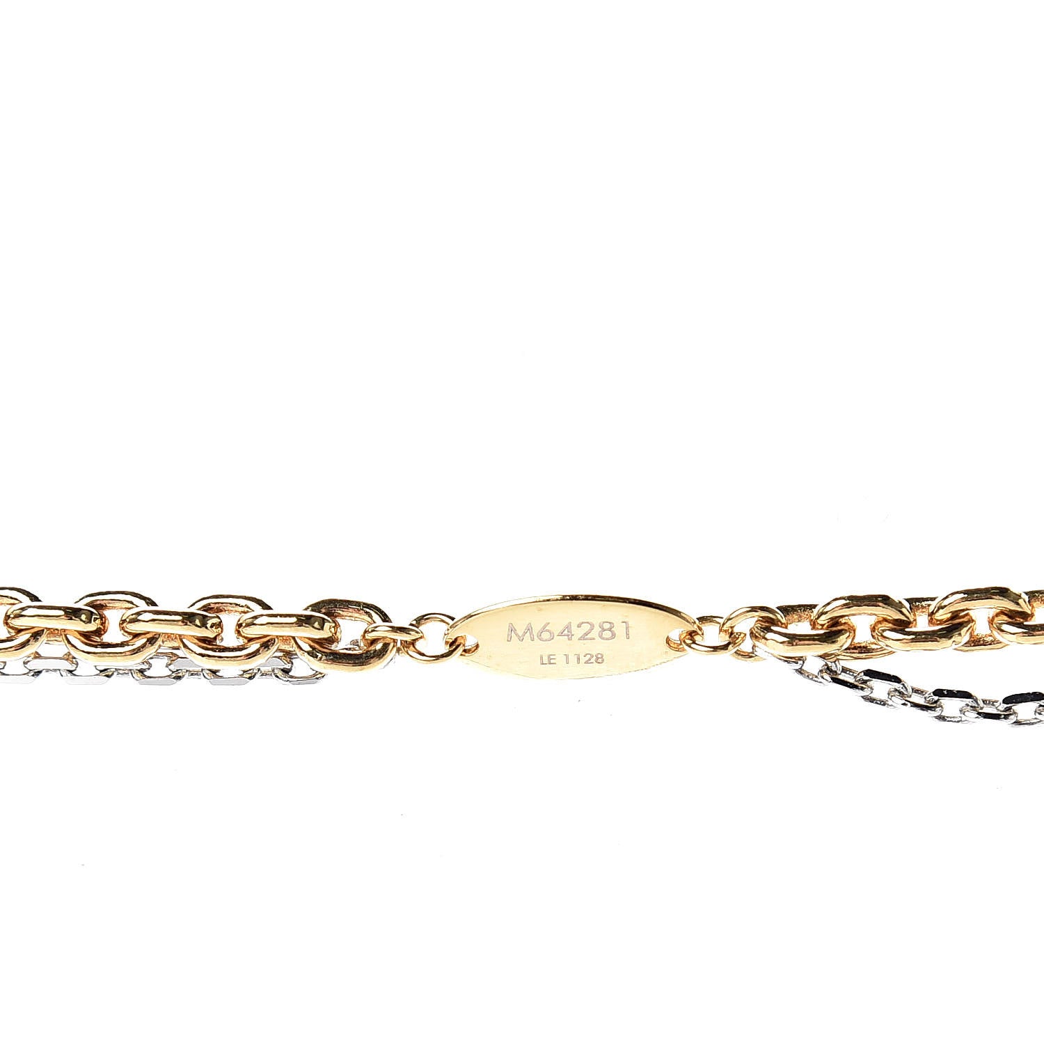 Louis Vuitton Louise Long Necklace Gold 5 of 6