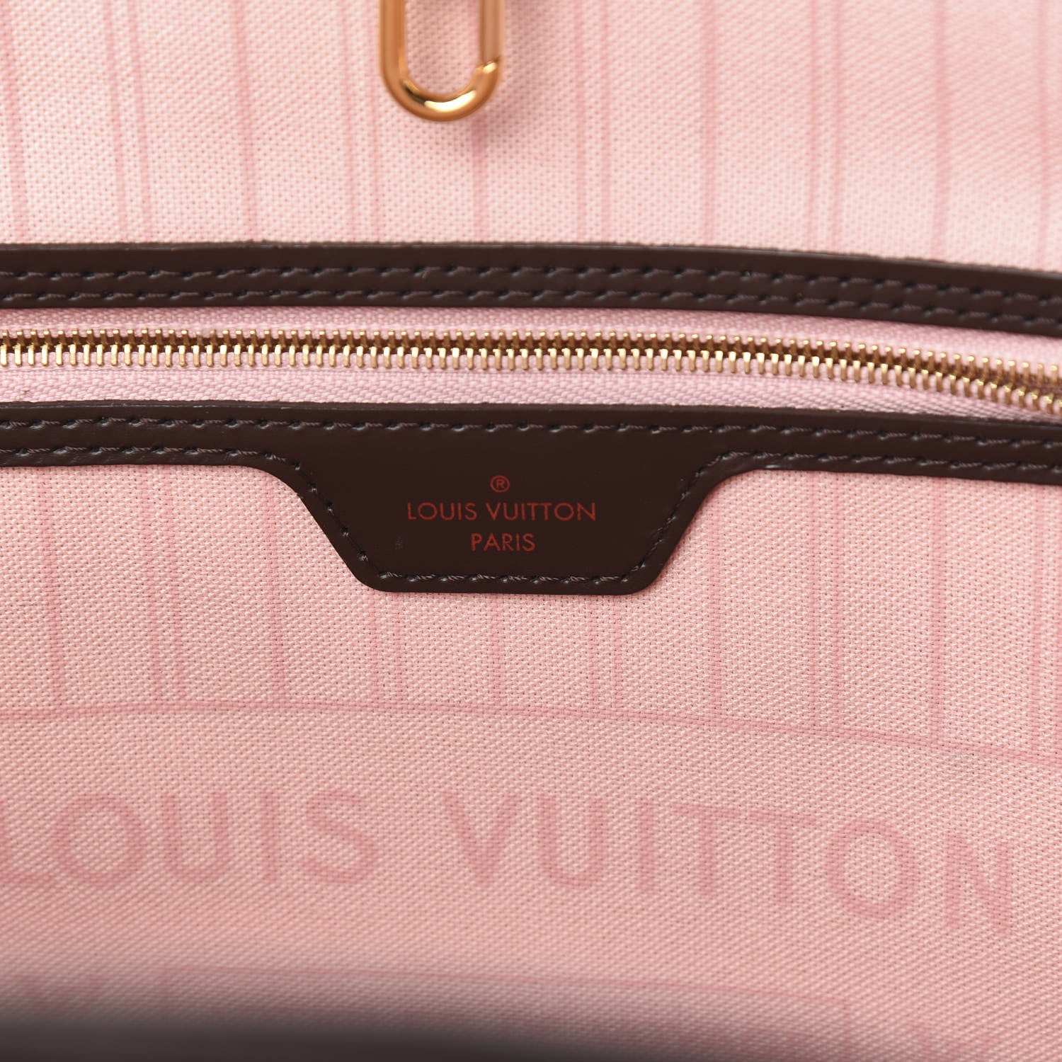 Louis Vuitton Damier Ebene Neo Neverfull MM Rose Ballerine 6 of 11