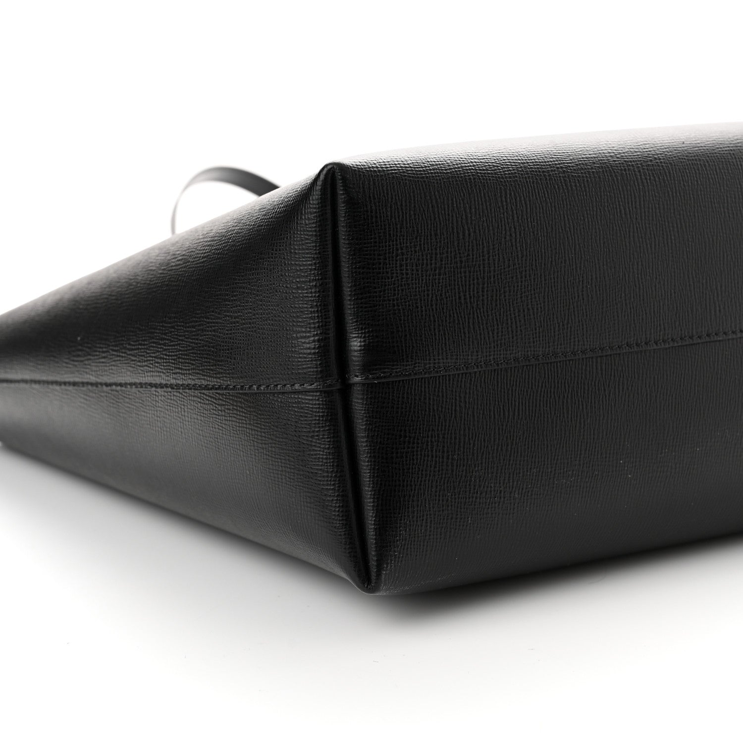 Tom Ford Grained Calfskin Small T Tote Black 7 of 8