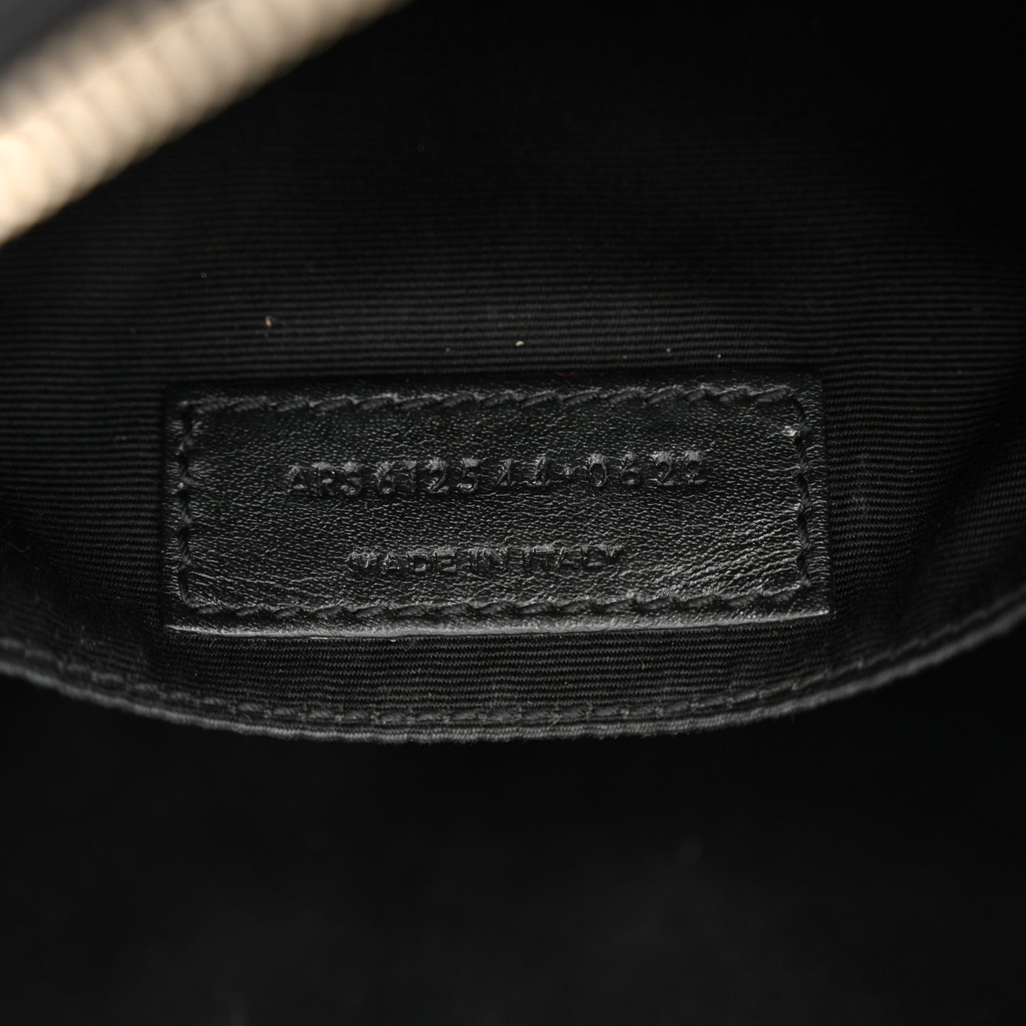 Calfskin Matelasse Monogram Lou Camera Bag Black
