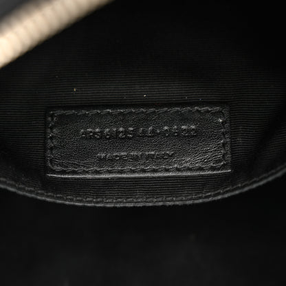 Saint Laurent Calfskin Matelasse Monogram Lou Camera Bag Black 7 of 14