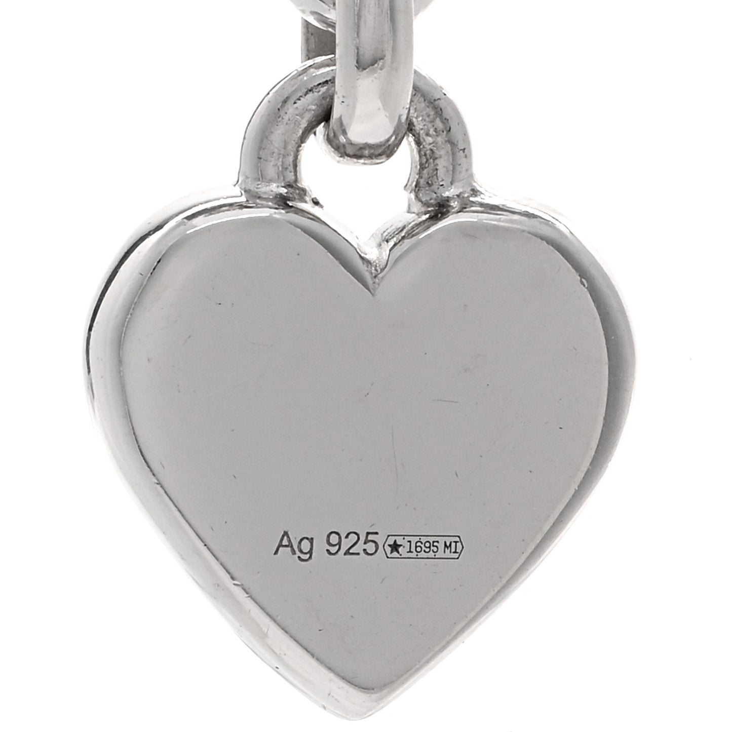Sterling Silver Trademark Heart Pendant Necklace