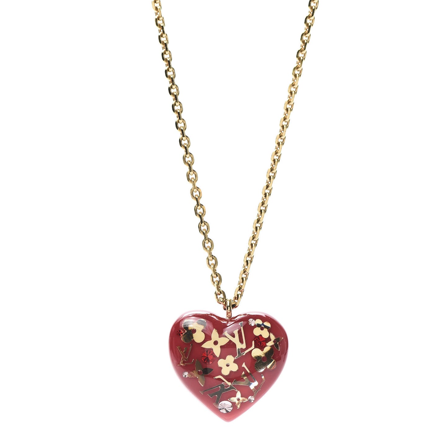 Inclusion Heart Necklace Pomme D'Amour