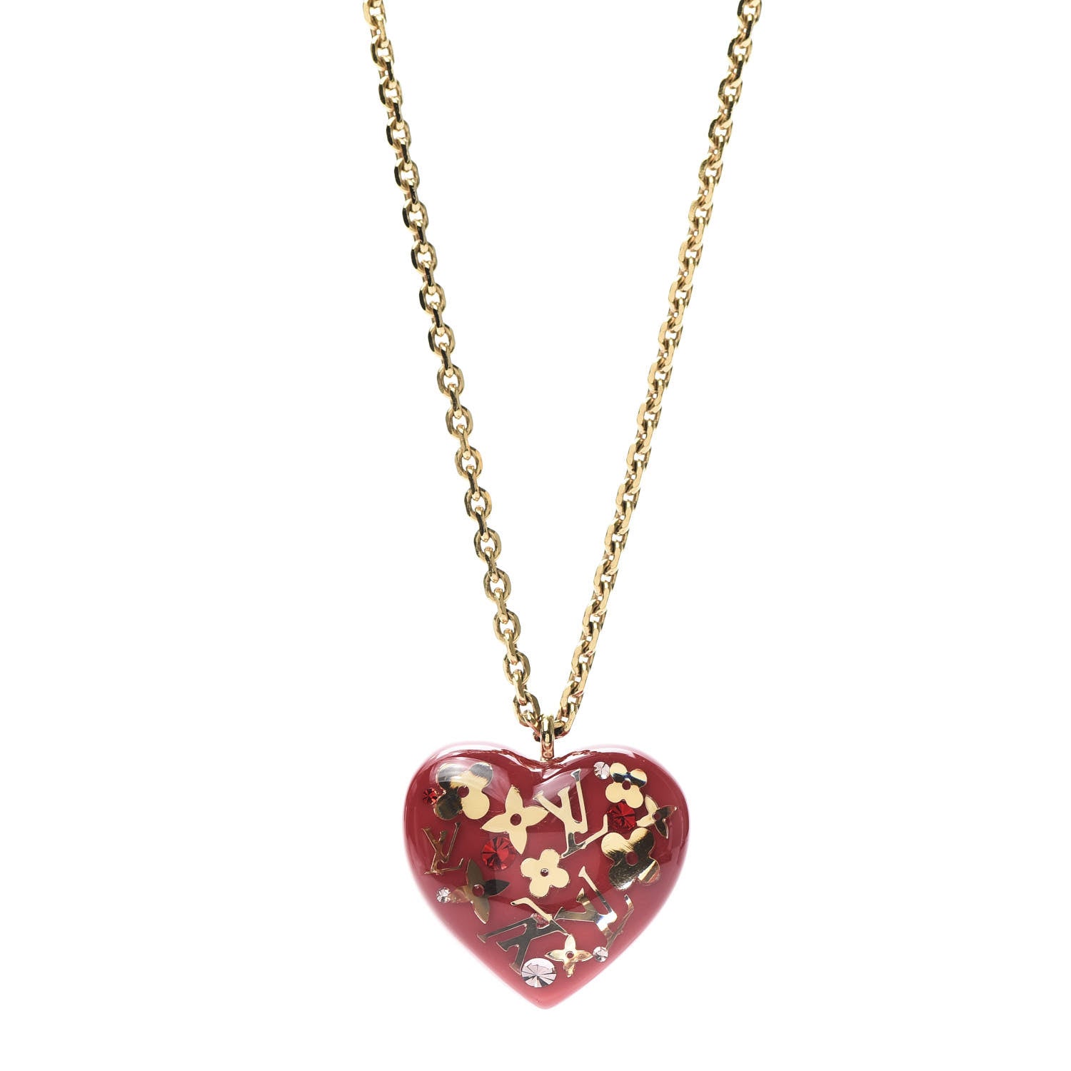 Louis Vuitton Inclusion Heart Necklace Pomme D'Amour 1 of 5