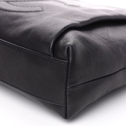 Chanel Caviar Large CC Tuck Tote Black 8 of 12