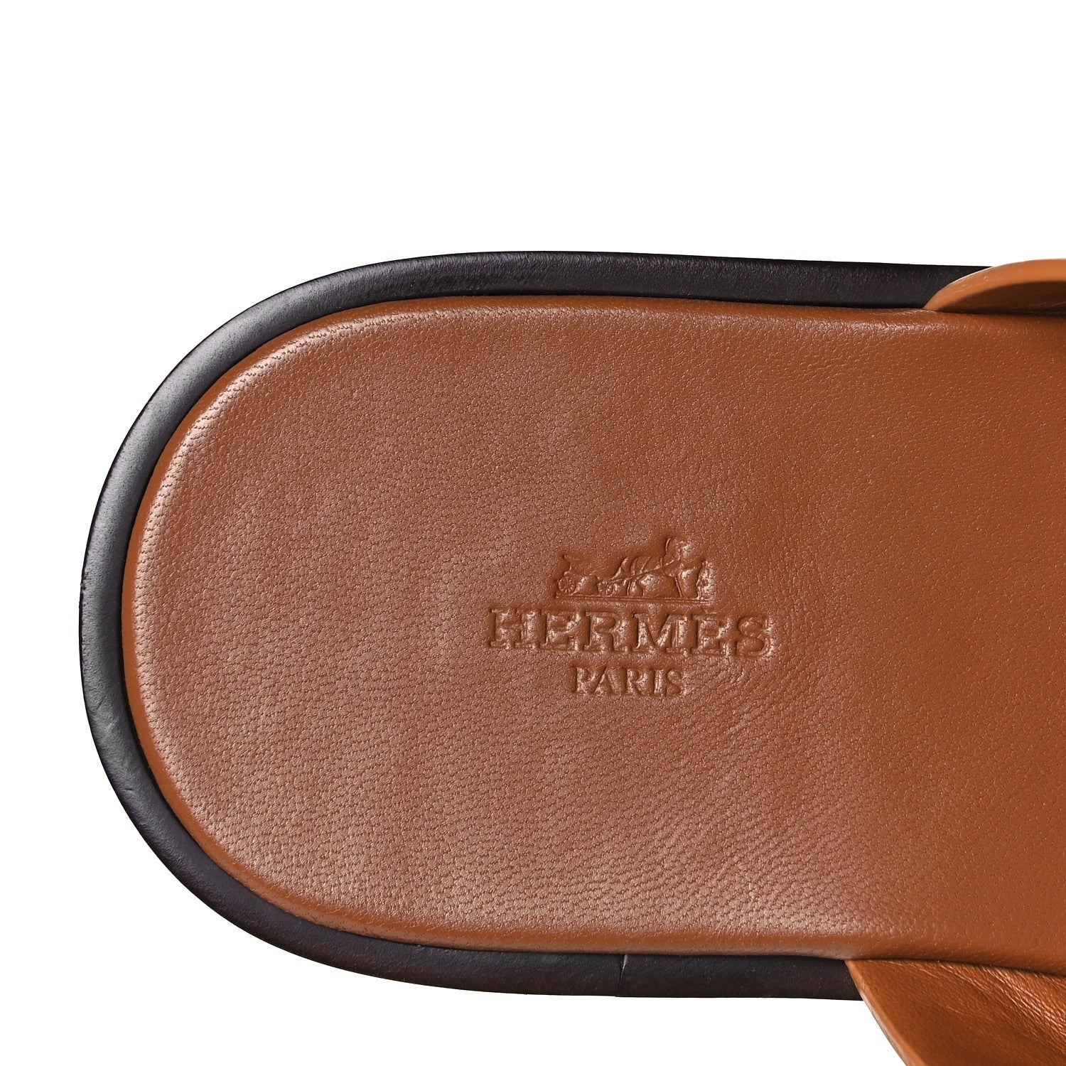 Hermes Calfskin Mens Vaisseau Sandals 40.5 Naturel 6 of 10