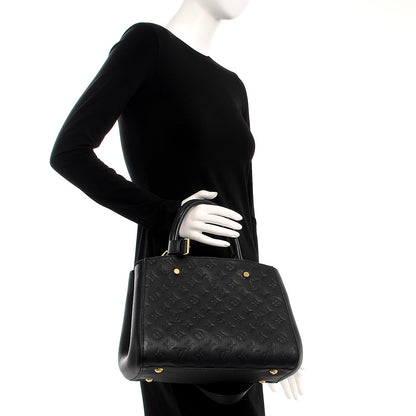 Louis Vuitton Empreinte Montaigne MM Black 3 of 15