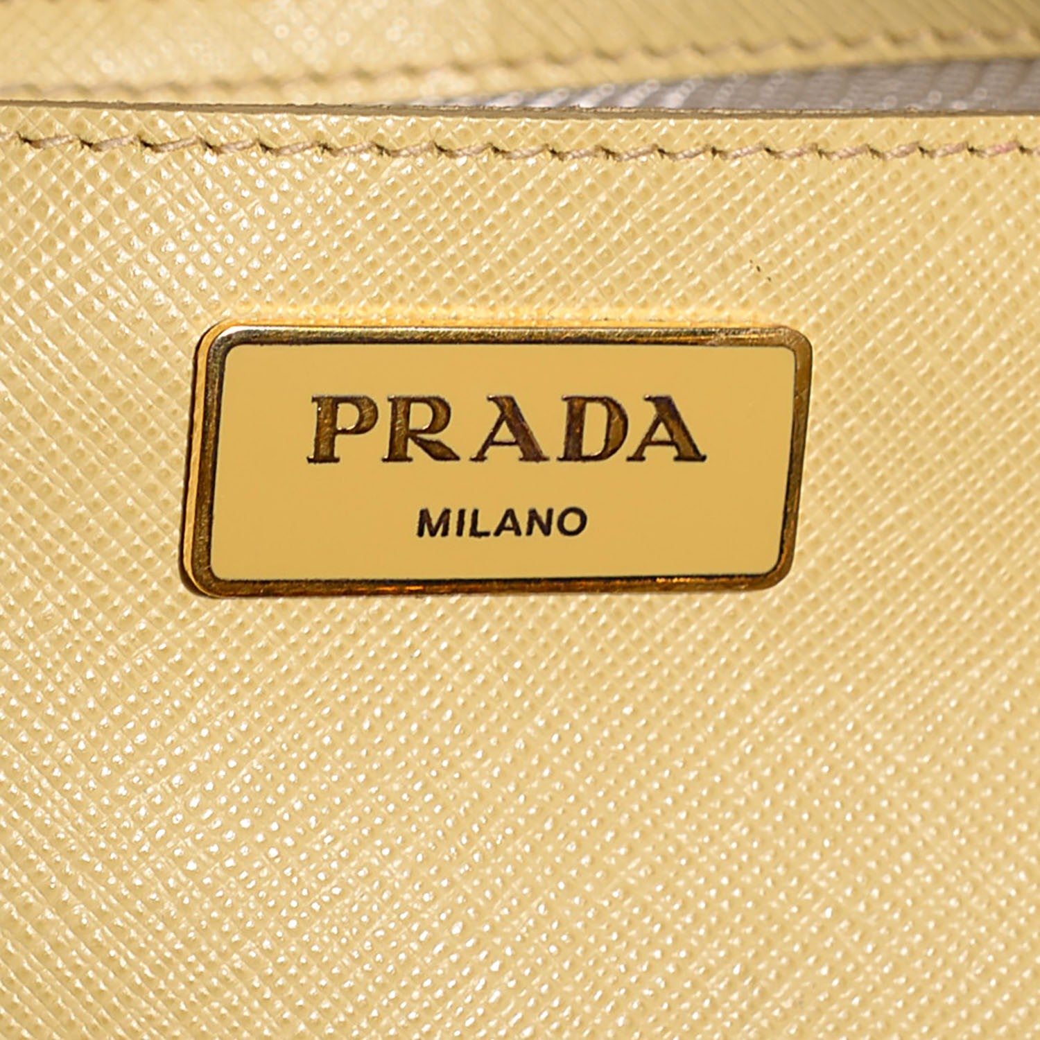 Prada Saffiano Lux Large Promenade Tote Ginestra 11 of 14