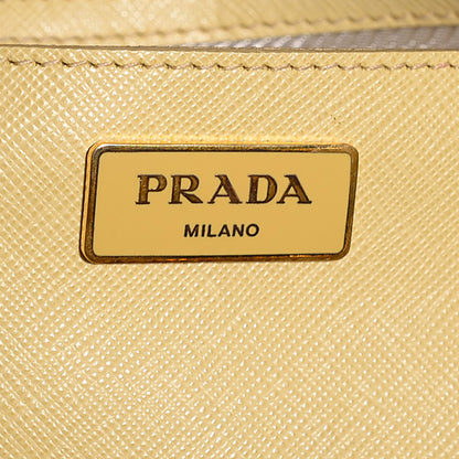 Prada Saffiano Lux Large Promenade Tote Ginestra 11 of 14