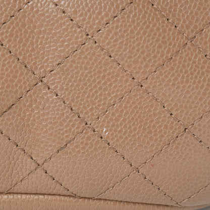 Chanel Caviar Large Half Moon Flap Dark Beige 11 of 13