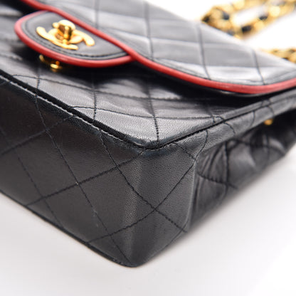 Chanel Lambskin Quilted Mini Square Flap Navy Blue 10 of 17