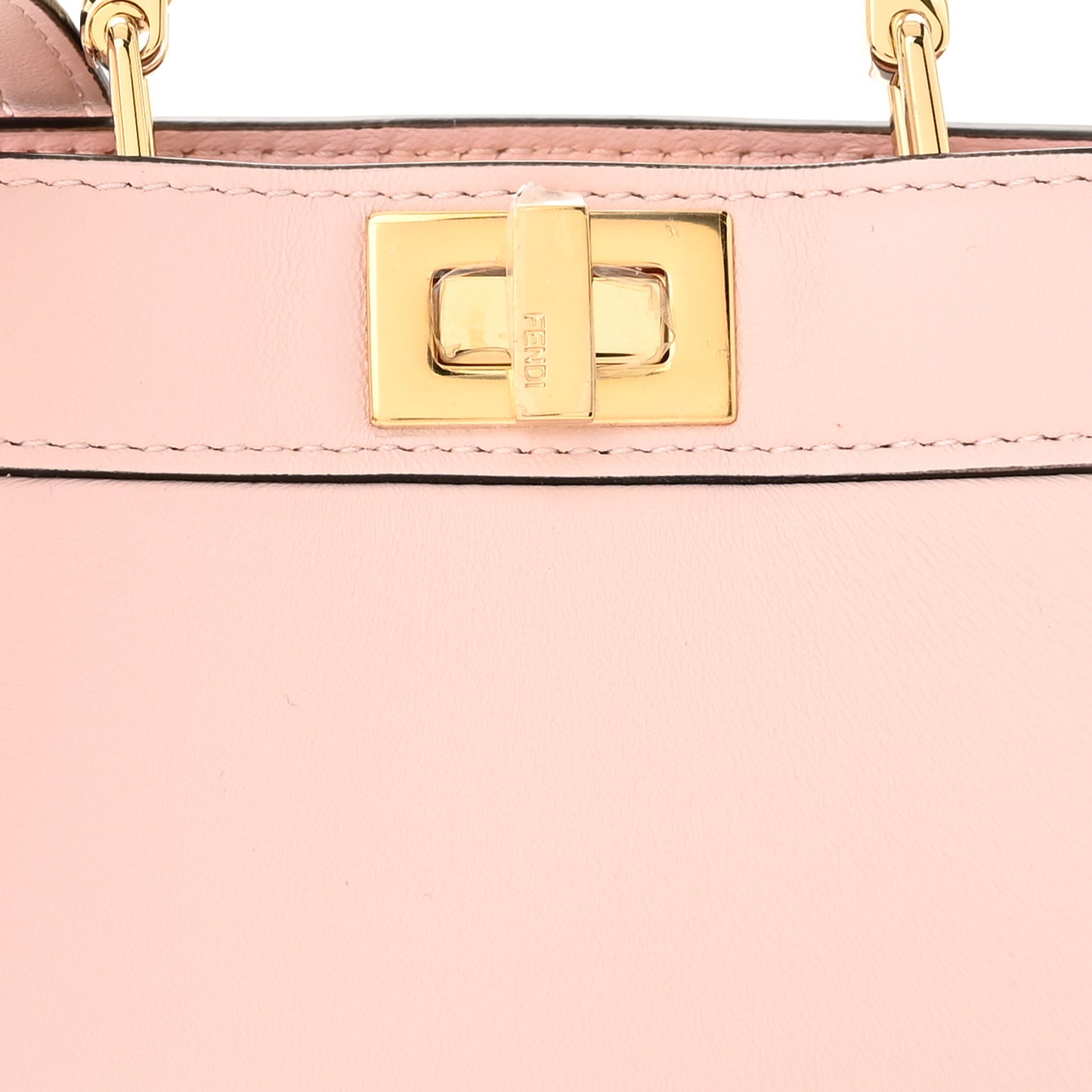 Shiny Nappa Nano Peekaboo Maxi Handle Satchel Rosa Confetto