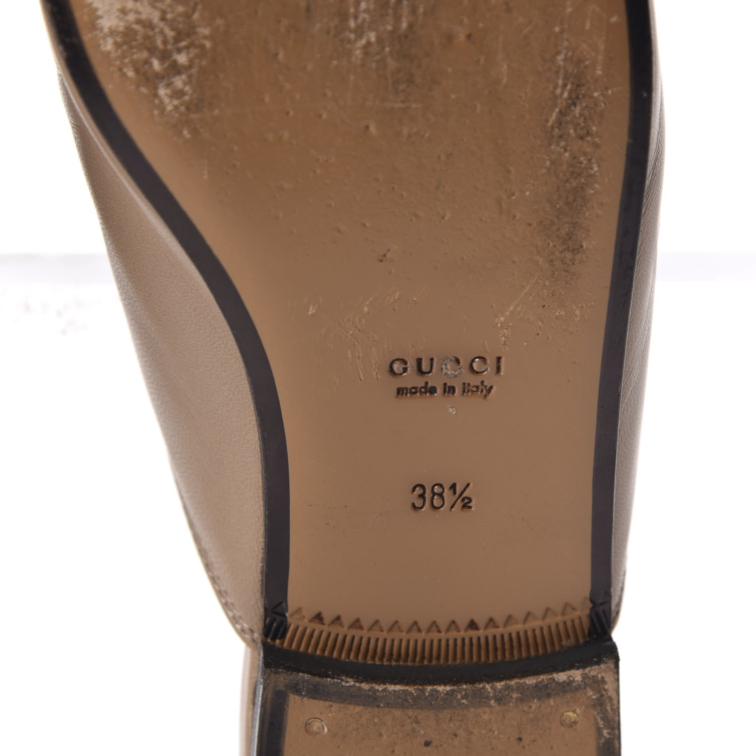 Gucci Malaga Kid Womens Princetown Slippers 38.5 Mud 6 of 10