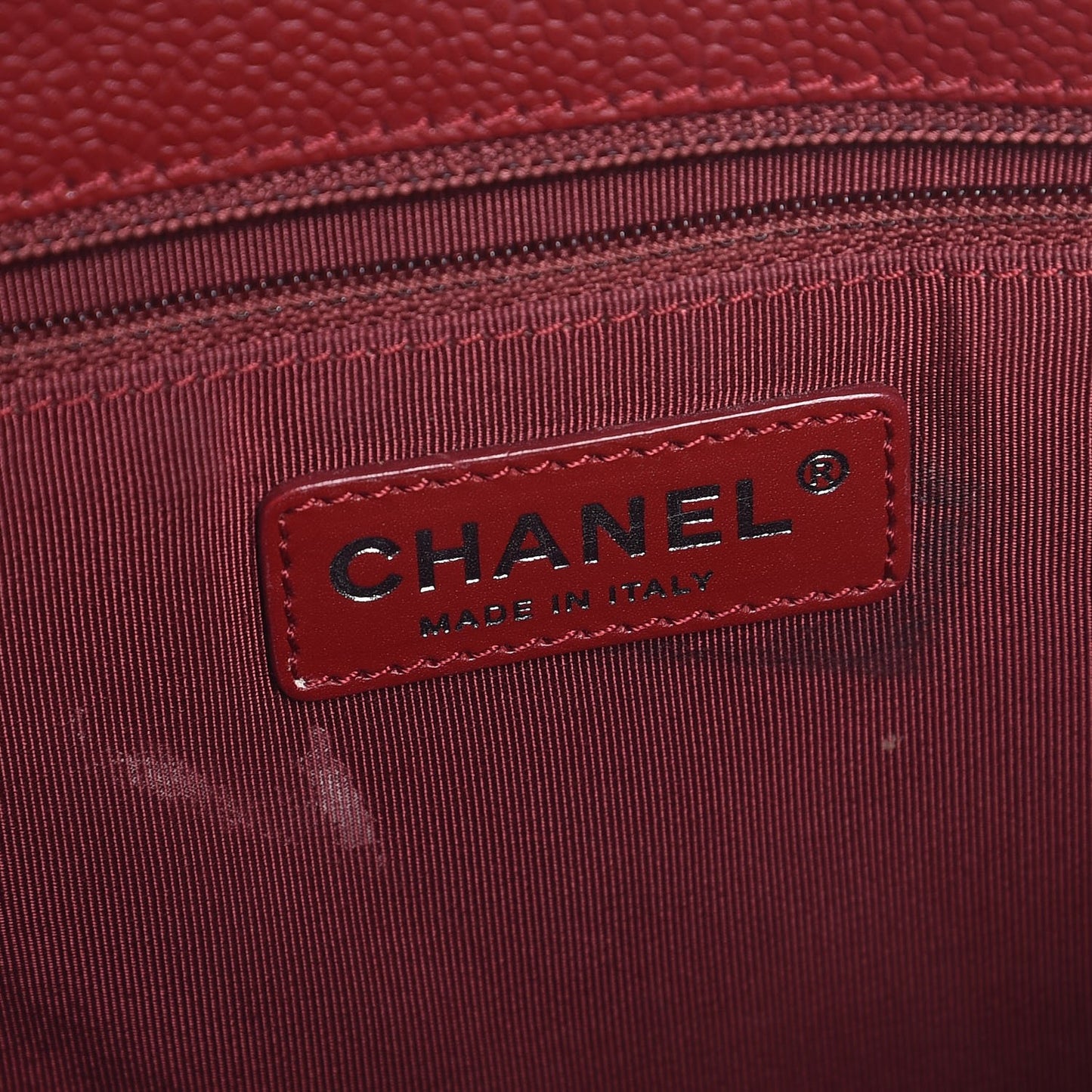 Caviar Quilted Grand Shopping Tote GST Red