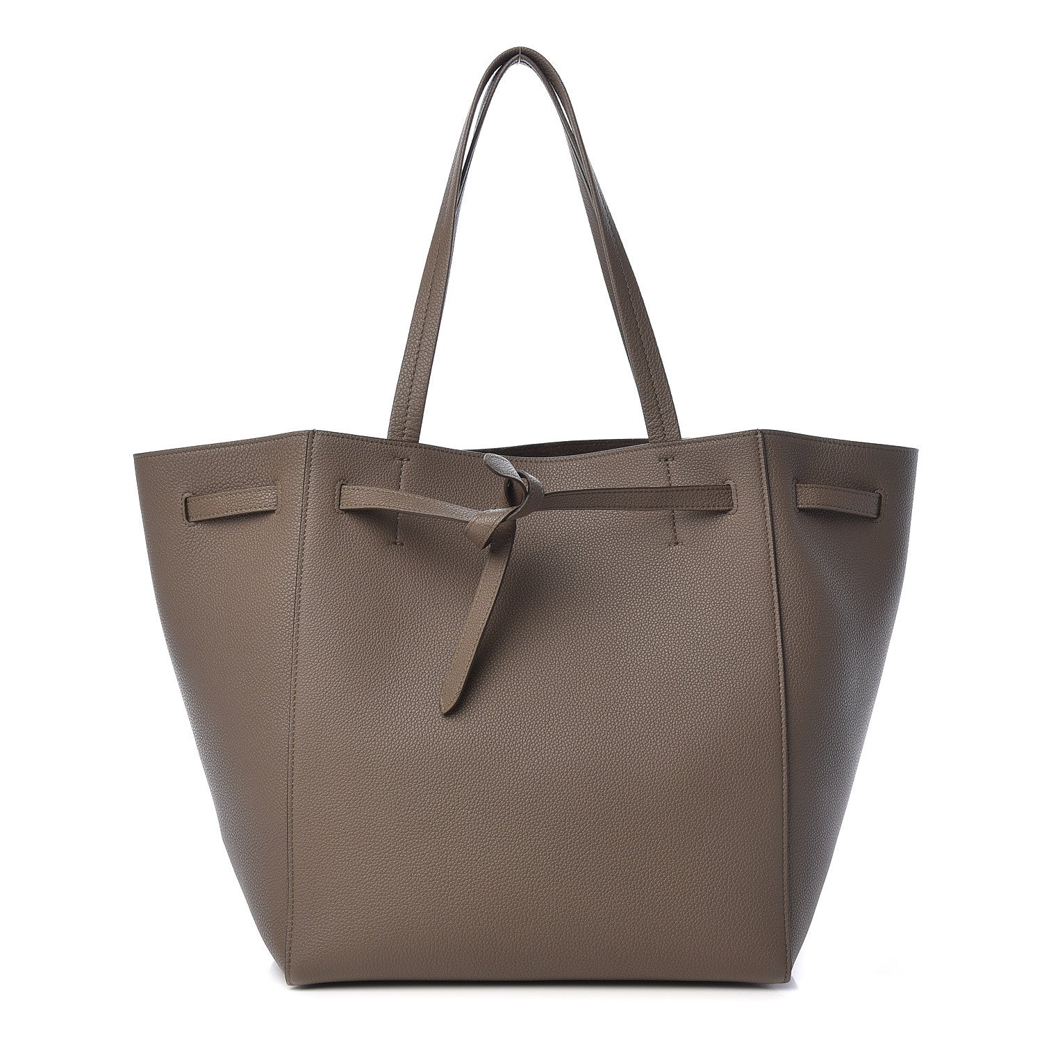 Celine Soft Grained Calfskin Small Belt Cabas Phantom Taupe 1 of 13