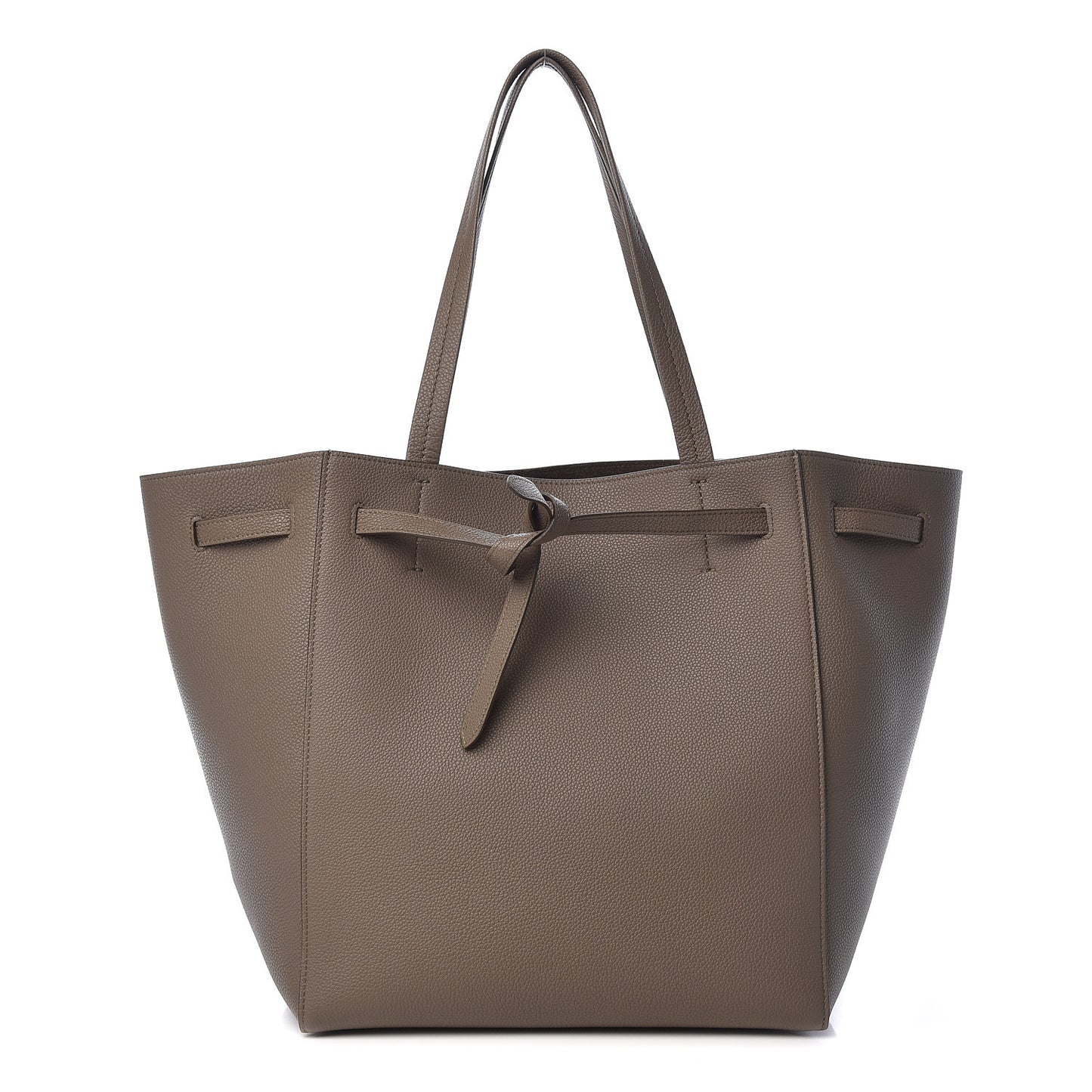 Soft Grained Calfskin Small Belt Cabas Phantom Taupe