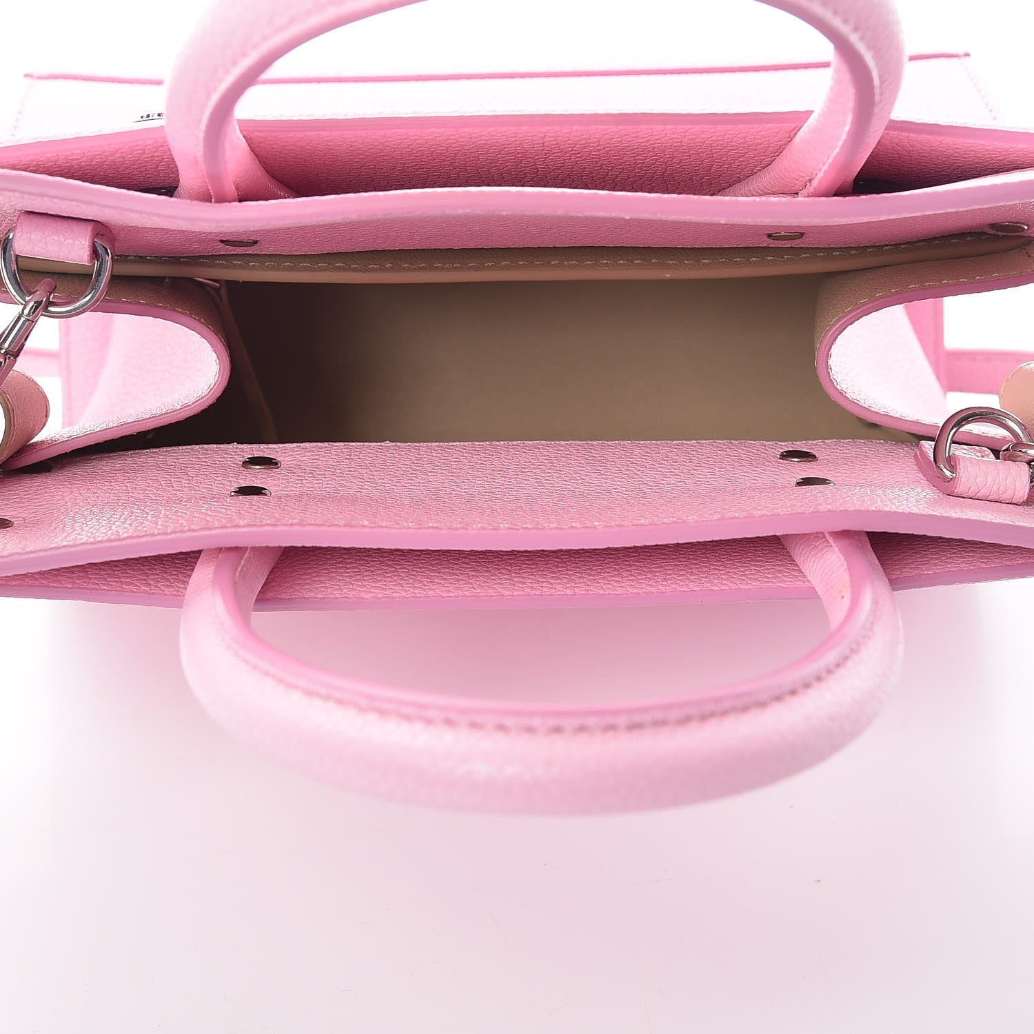 Givenchy Grained Calfskin Mini Horizon Satchel Bright Pink 5 of 10
