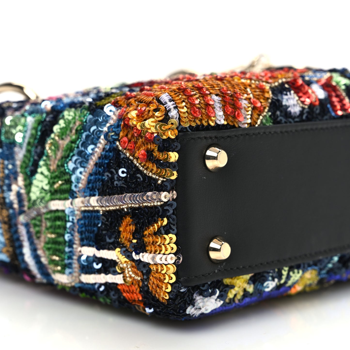 Sequin Lambskin Mini Lady Dior Multicolor