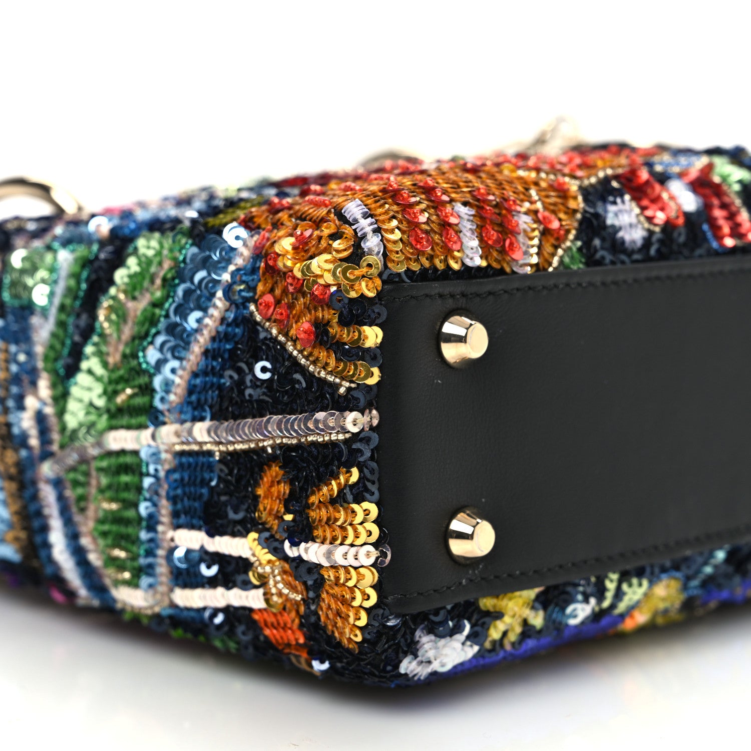Christian Dior Sequin Lambskin Mini Lady Dior Multicolor 9 of 10