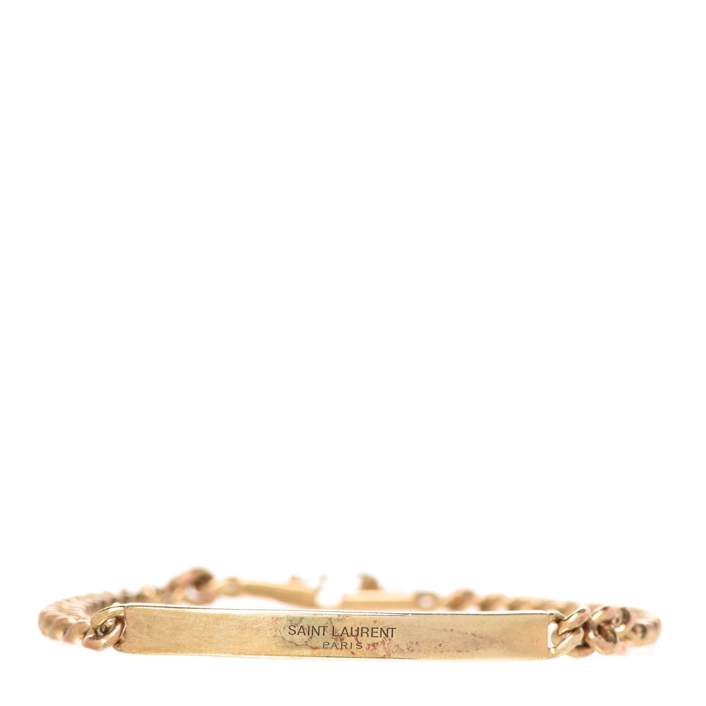 Metal ID Plaque Bracelet S Gold