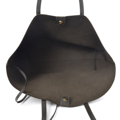 Saint Laurent Calfskin Large Shopping Tote Earth 6 of 11