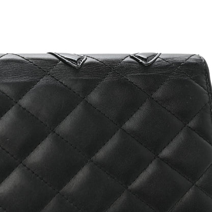 Chanel Calfskin Quilted Cambon Yen Wallet Black 9 of 9