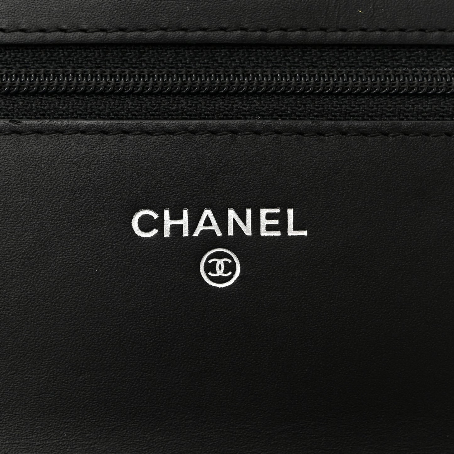 Patent Calfskin Quilted Reissue Wallet On Chain WOC So Black