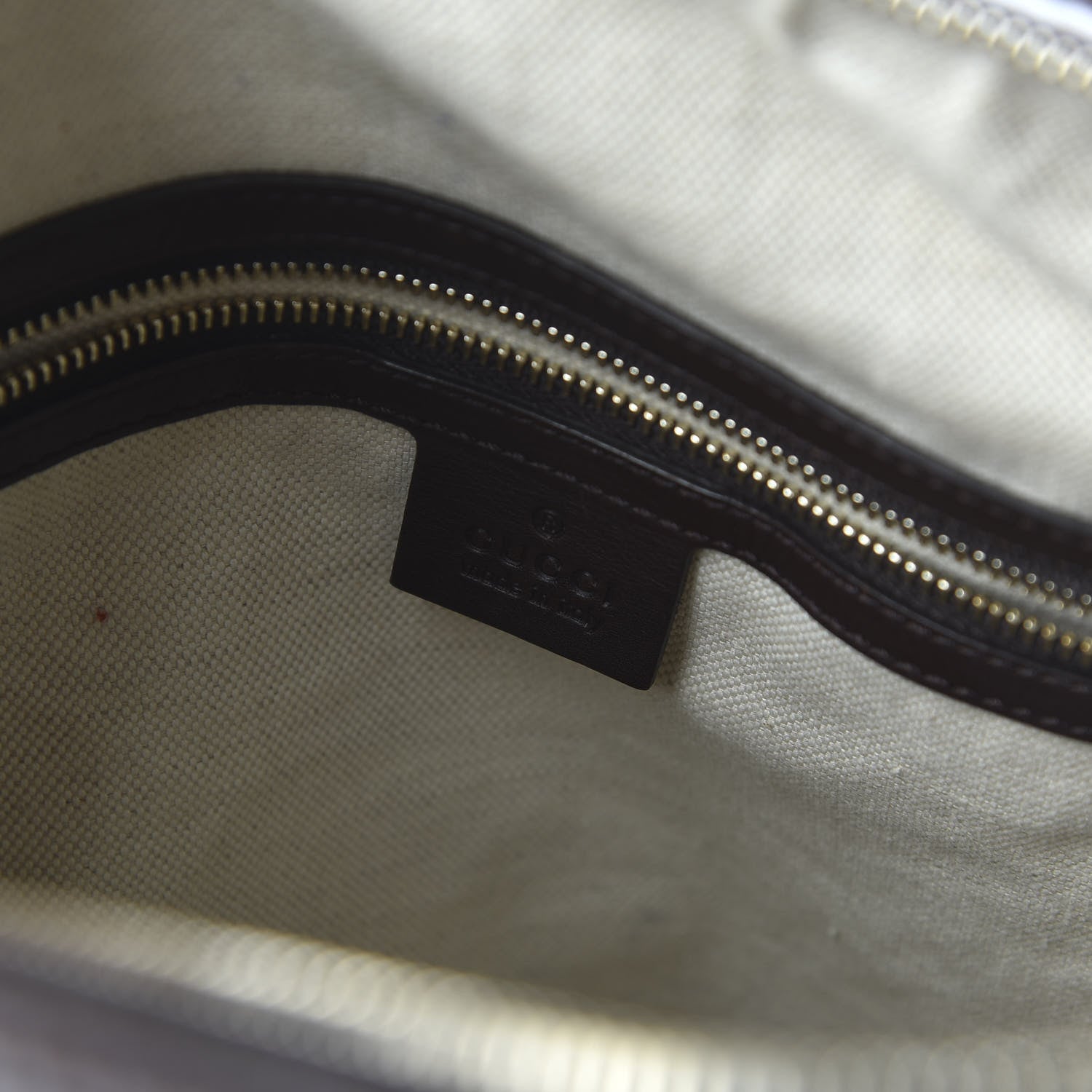 Gucci Calfskin Microguccissima Trim Medium Boston Brown 8 of 11