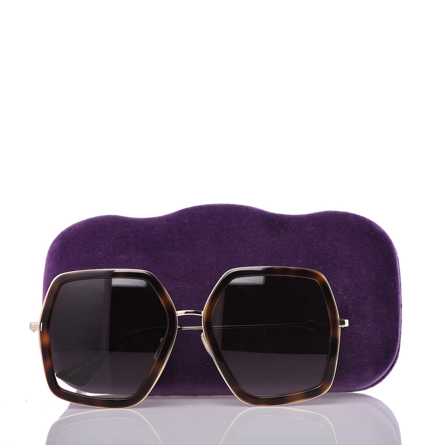 Square Frame GG0106S Sunglasses Tortoise