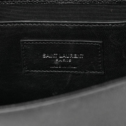 Saint Laurent Grain De Poudre Classic Monogram Kate Clutch Black 6 of 11