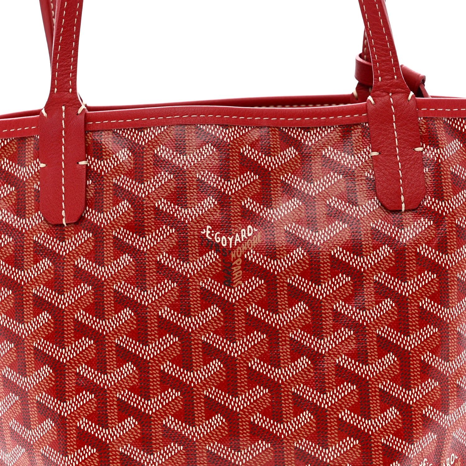 Goyard Goyardine Reversible Mini Anjou Red 13 of 19