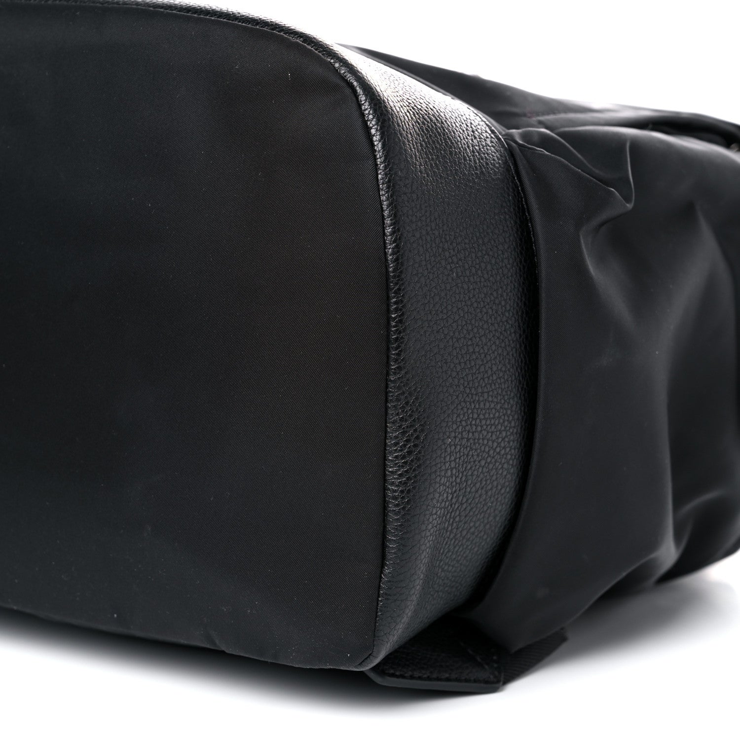Burberry Nylon Grained Calfskin Watson Diaper Bag Black 9 of 14
