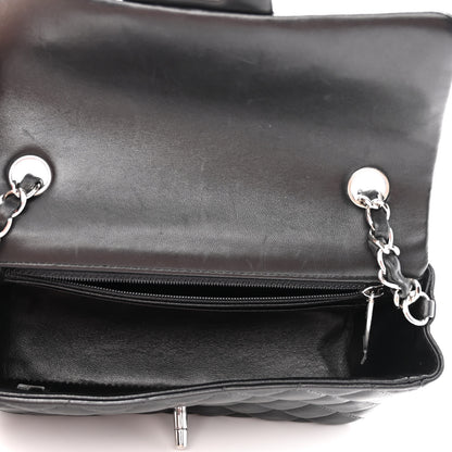 Chanel Lambskin Quilted Mini Rectangular Flap Black 5 of 12