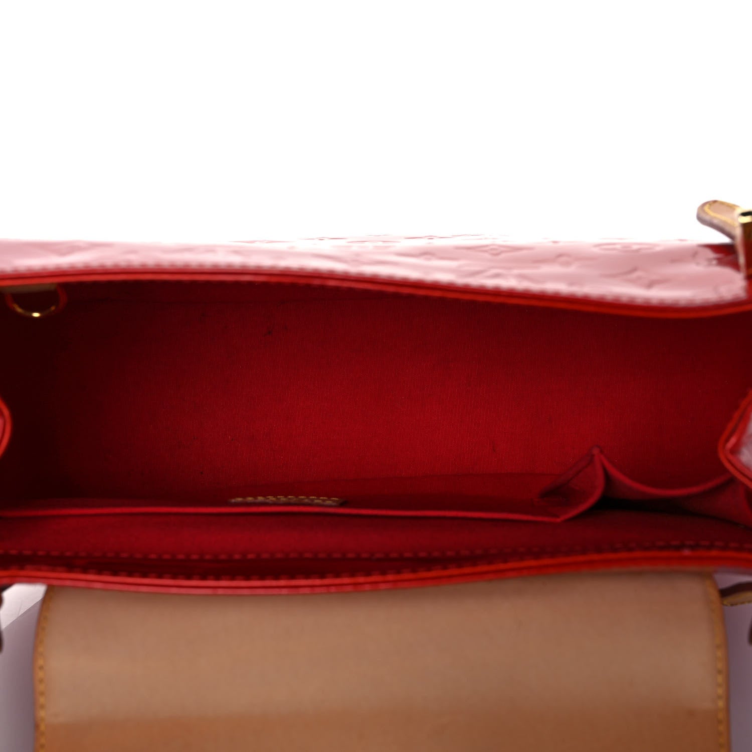 Louis Vuitton Vernis Biscayne Bay GM Rouge 4 of 10