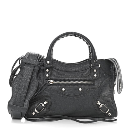 Balenciaga Agneau Classic Silver Hardware Mini City Gris Fossile 1 of 10