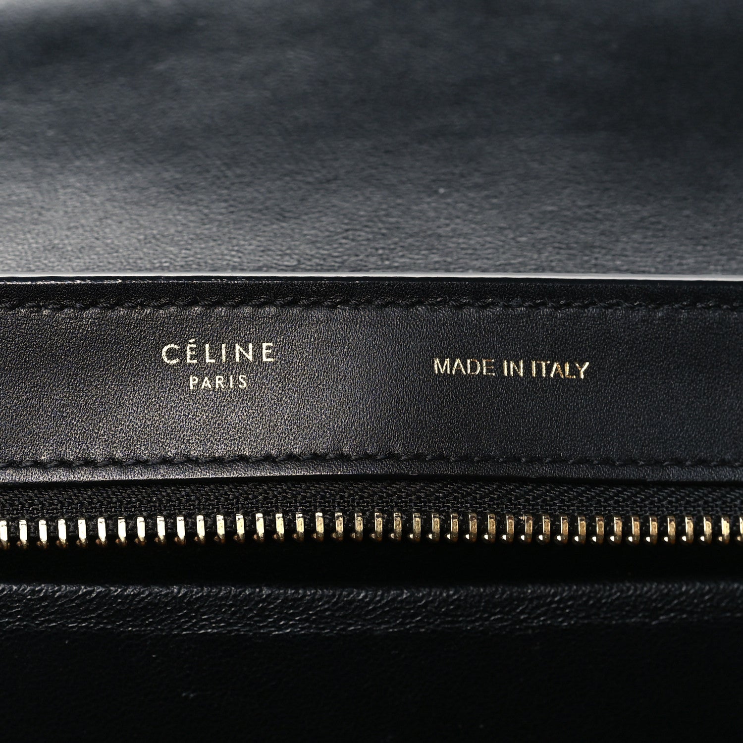 Celine Pebbled Calfskin Suede Small Trapeze Tri-Color Cobalt 6 of 11