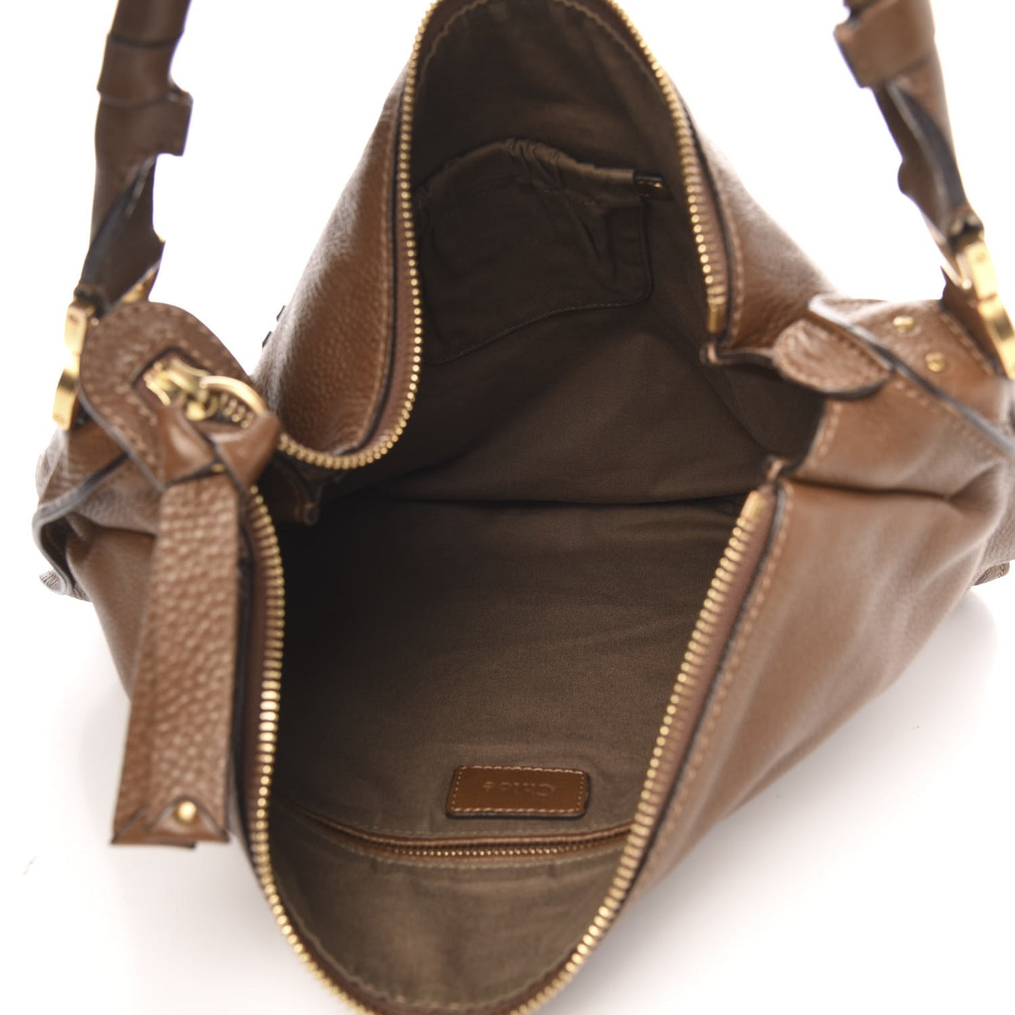 Calfskin Large Marcie Hobo Nut