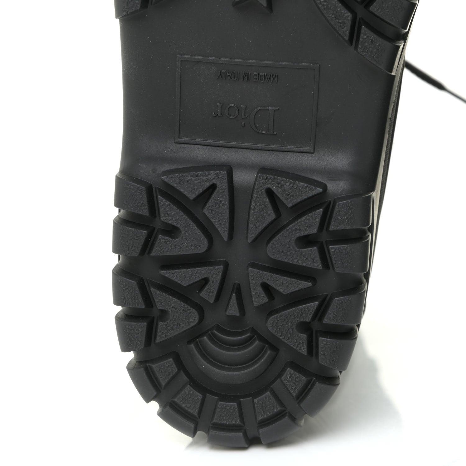 Christian Dior Rubber Nylon D-Venture Boots 37.5 Black 9 of 12