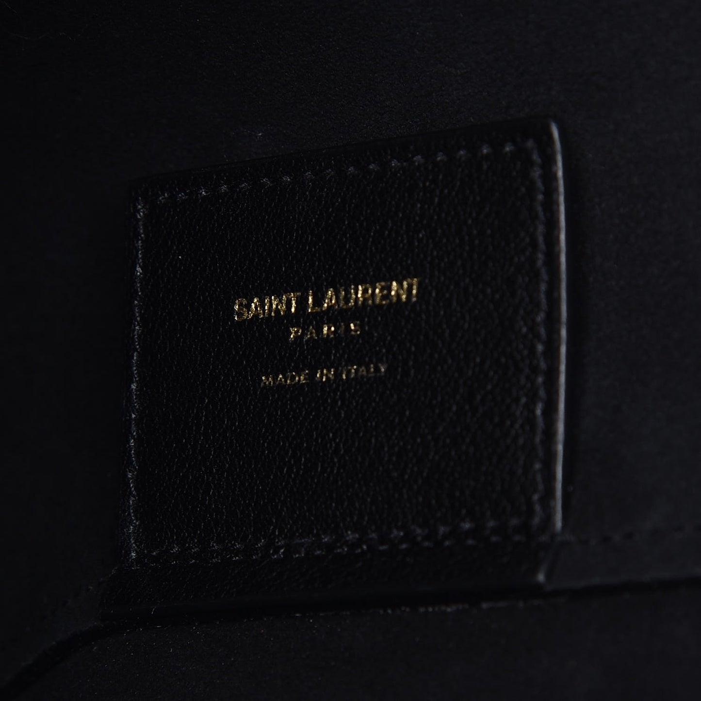 Calfskin Large Shopping Tote Black