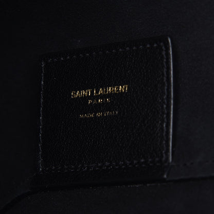 Saint Laurent Calfskin Large Shopping Tote Black 7 of 8