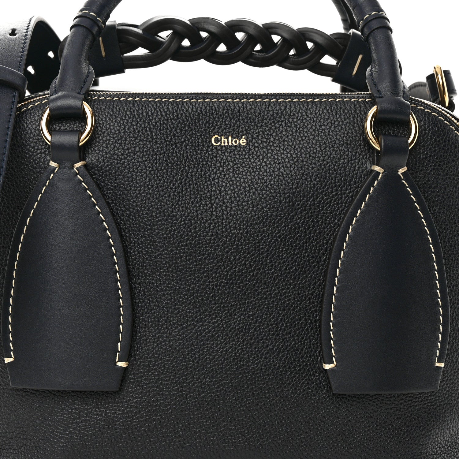 Chloe Calfskin Medium Daria Full Blue 9 of 12