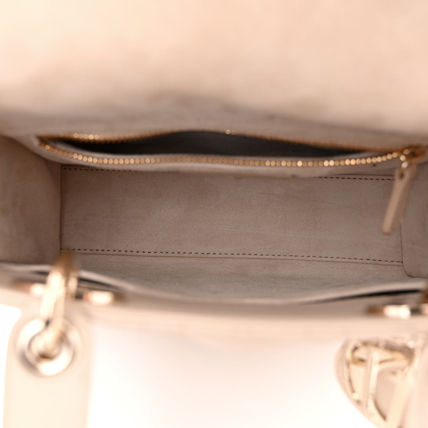 Lambskin Cannage Small My ABCDior Lady Dior Beige