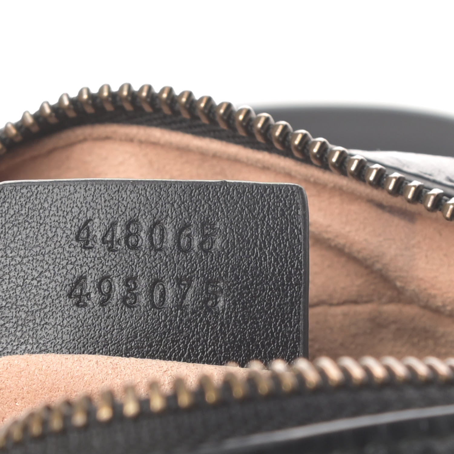 Gucci Calfskin Matelasse Mini GG Marmont Chain Shoulder Bag Black 7 of 11