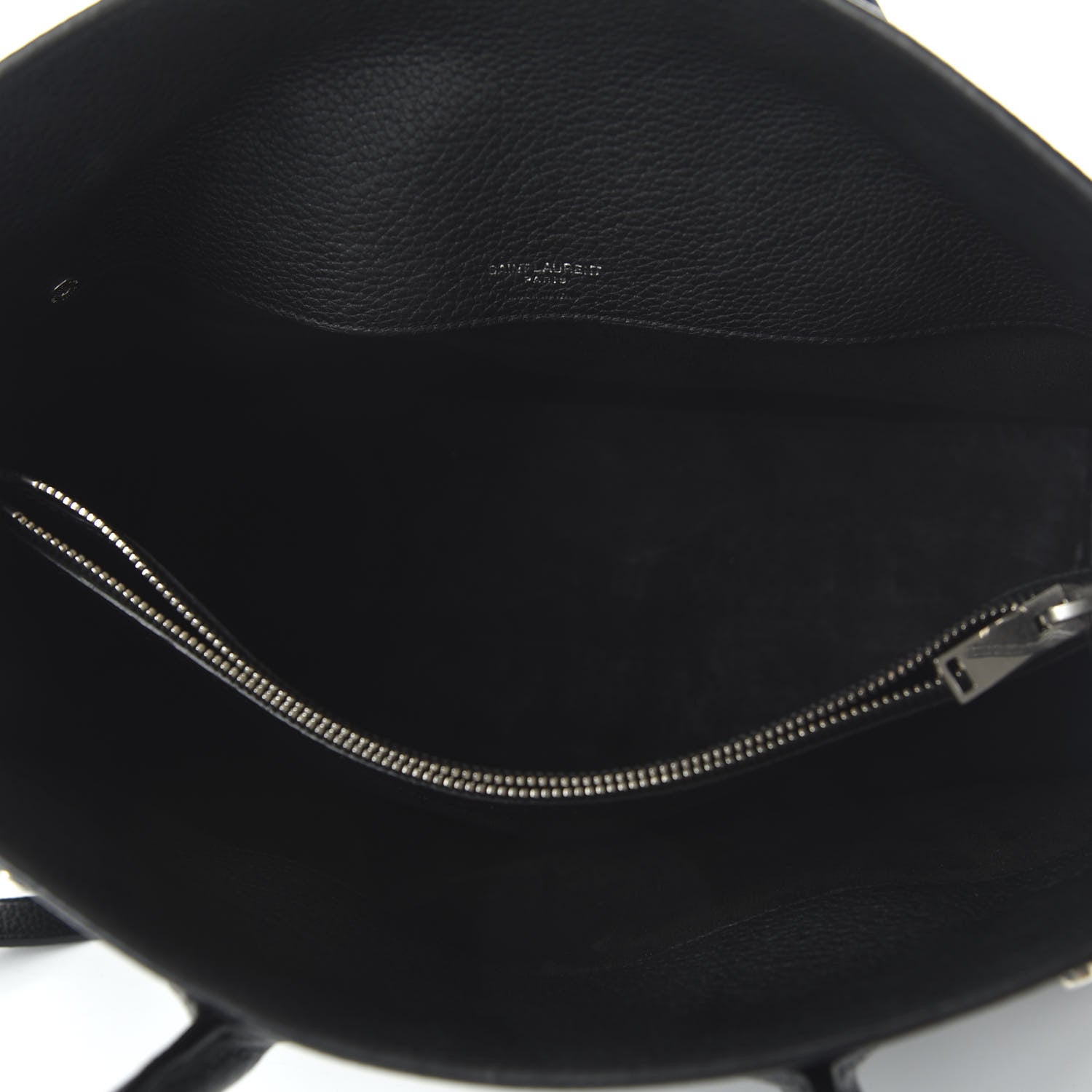 Saint Laurent Grained Calfskin Small Supple Sac De Jour Black 5 of 10