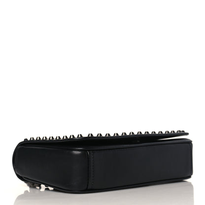 Prada Vitello Studded Crossbody White Black 4 of 9