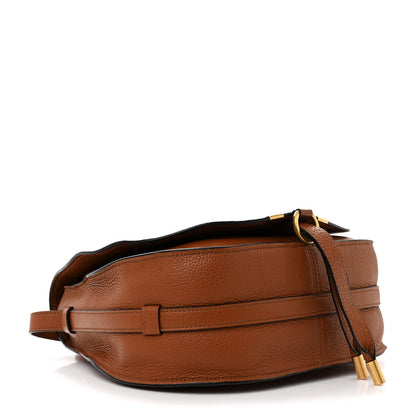 Chloe Calfskin Medium Marcie Round Crossbody Bag Tan 4 of 19